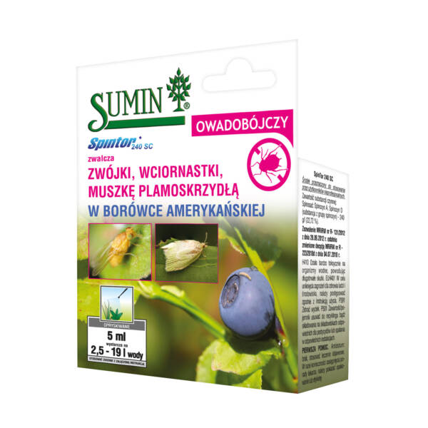  SPINTOR 240 SC 5 ml – Sumin – zwalcza szkodniki w borówce