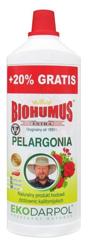  Biohumus ekstra pelargonia 1L – Ekodarpol 