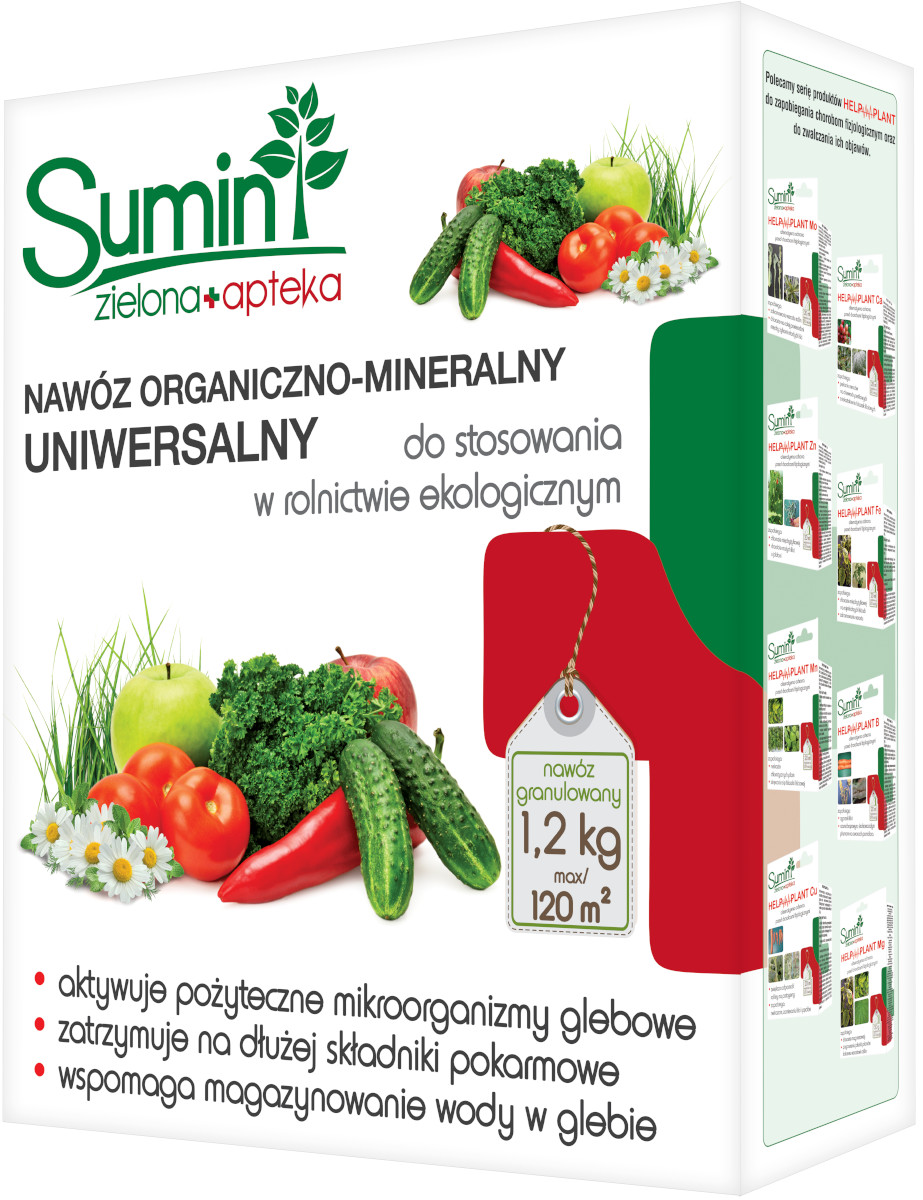  Sumin nawóz uniwersalny organiczno-mineralny 1,2 kg 